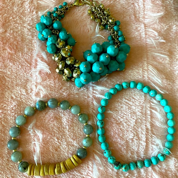 Turquoise Bracelet Lot - Picture 1 of 1